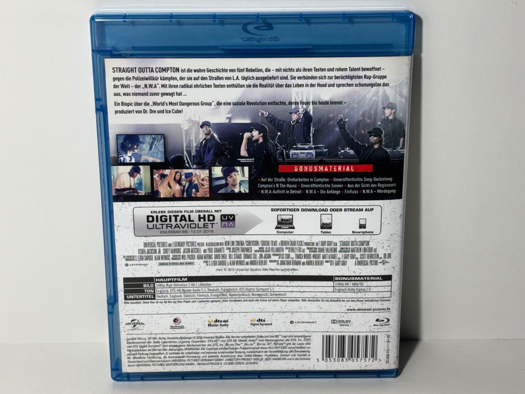 Tutti i DVDs: Straight Outta Compton Blu Ray – Usato da Wilderswil venduto da Sstriker 1