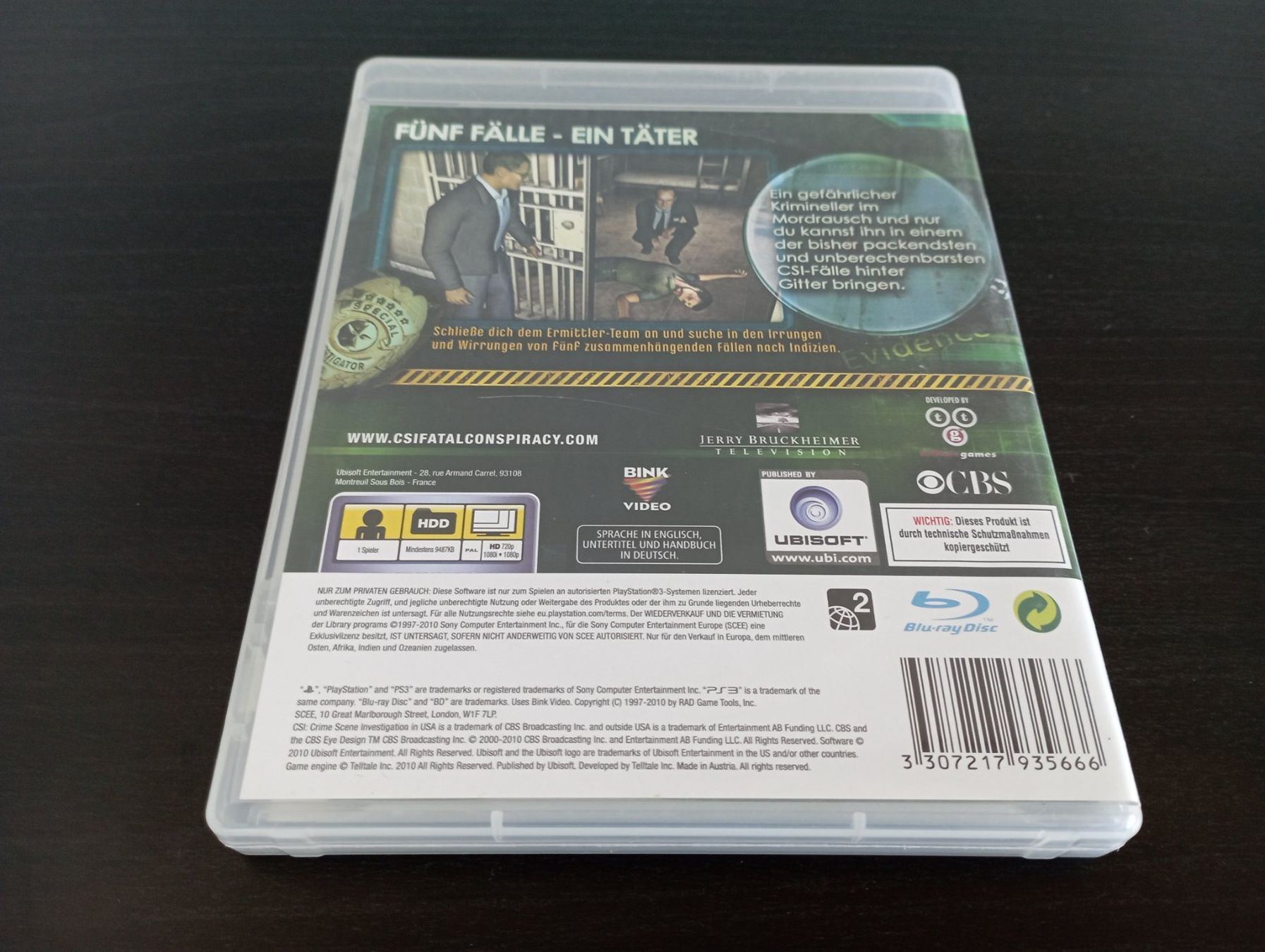 Sony Giochi: PS 3 CSI: Tödliche Verschwörung – Usato da Allschwil venduto da pri_9lsr 1
