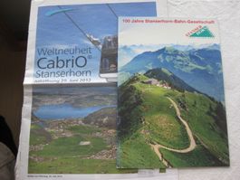Broschüre: 2 Broschüren zum Stanserhorn