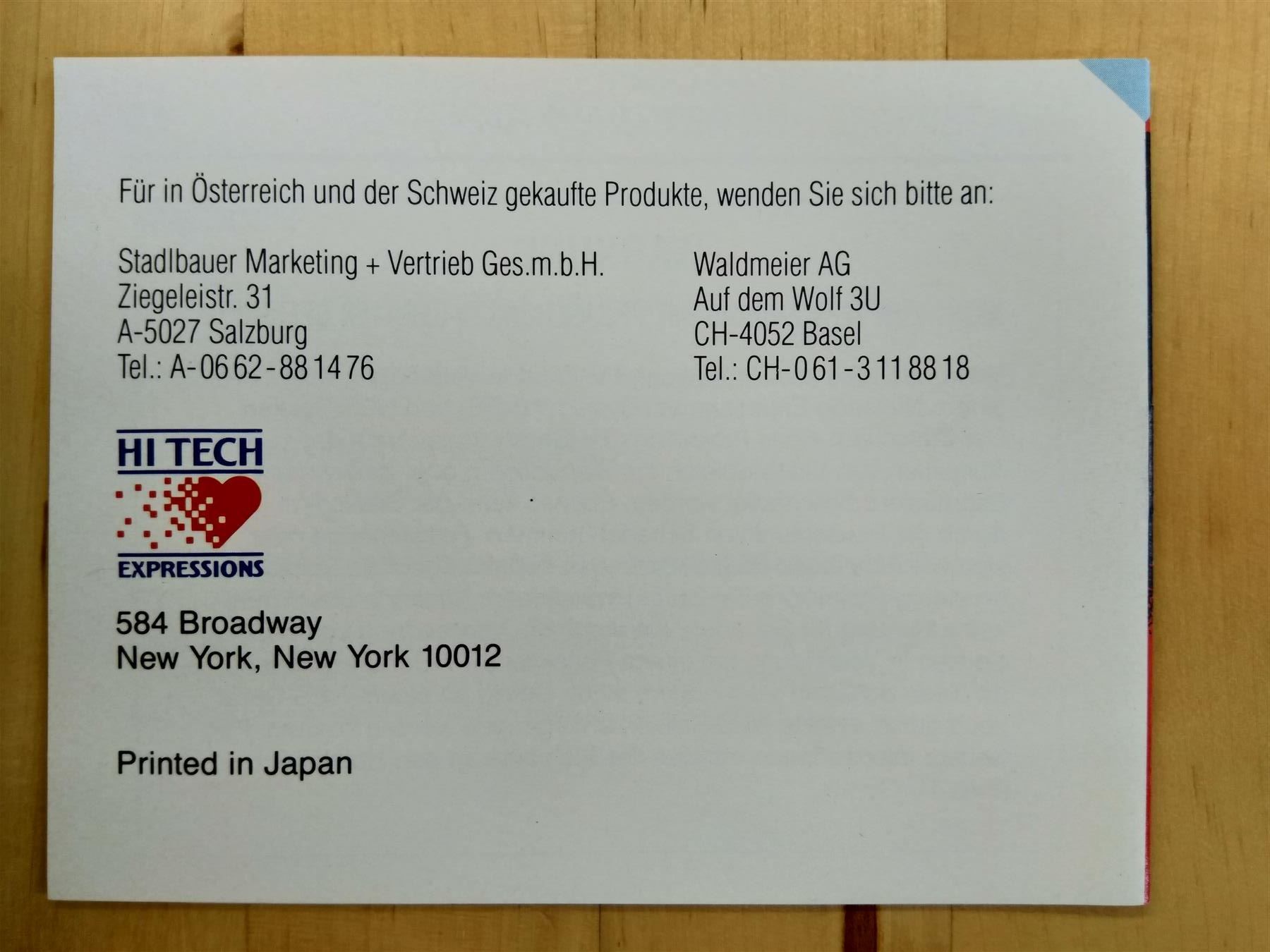 Nintendo Documenti: Hunt For Red October Spielanleitung NES – Usato da Frauenfeld venduto da pakuw1 1