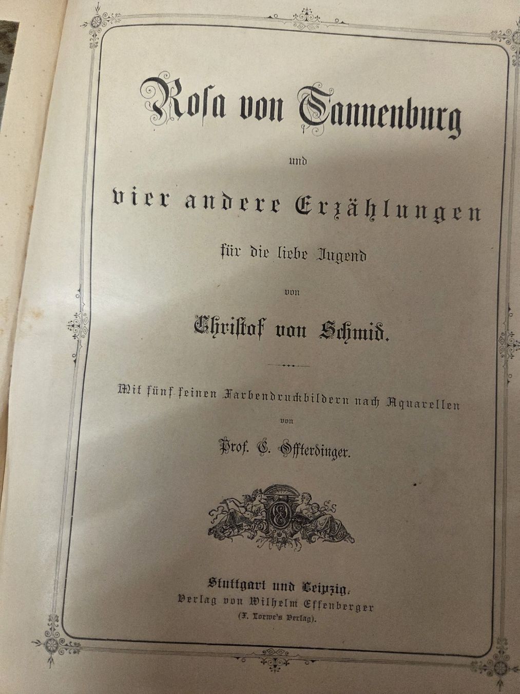 Libri: Antike Kinderbuch: Rosa von Tannenberg  – Usato da Subingen venduto da DENDLE20 3