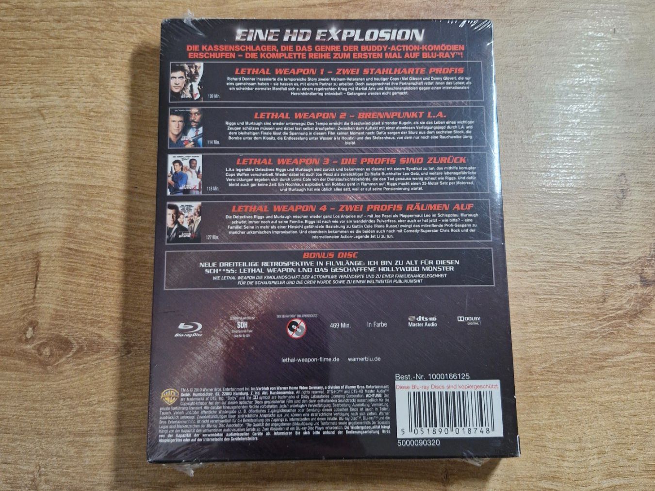 Tutti i DVDs: Lethal Weapon 1-4 Collection NEU OVP Bluray – Nuovo e nell'imballaggio originale da Pfungen venduto da Whitie 1