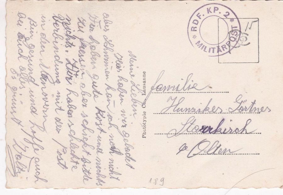 Ansichtskarten: Colombier NE, Paradis-Plage, vers 1940 – Gebraucht aus Frauenfeld von POML 1