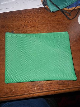 Pochette Lacoste verde