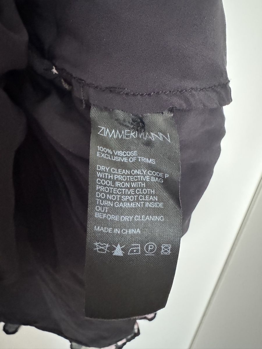 Zimmermann Robes: Zimmermann Kleid Gr. 3 Floral Schwarz – D'occasion à Steckborn par rab_y78k 2