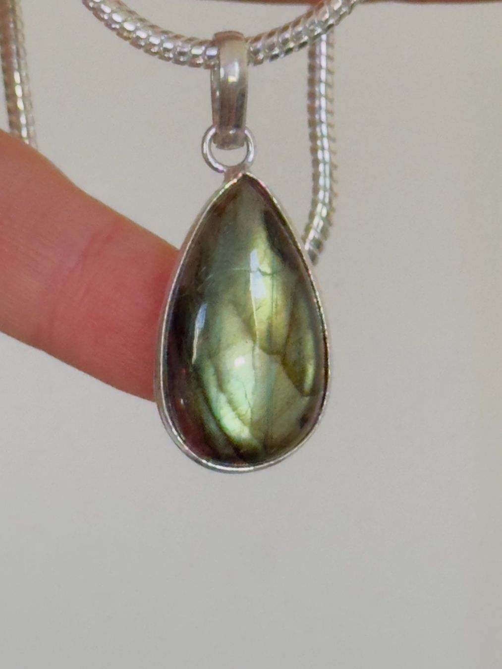 Catenine: Labradorite necklace – Nuovo e nell'imballaggio originale da Genève venduto da AGBERG 9