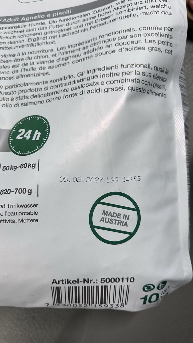 Futter: Hundefutter trocken Harmony Monoprotein Lamm – Neu (gemäss Beschreibung) aus Zürich von laurric 1