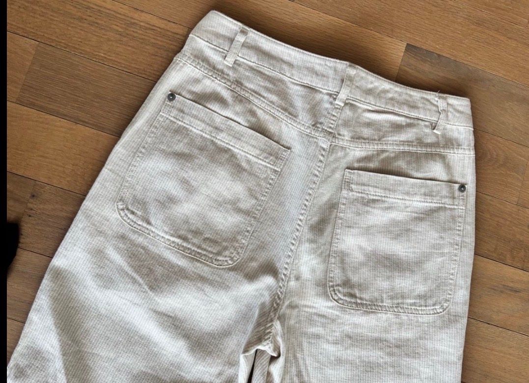 Hessnatur Pantaloni: Hessnatur Hose - Gr. 36 - Baumwolle/Leinen – Usato da Netstal venduto da gapow 4