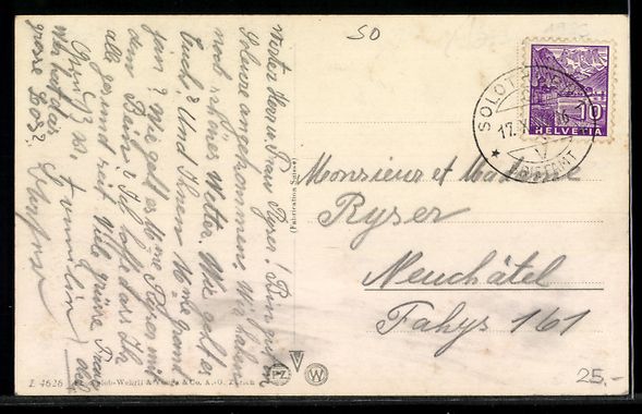 Cartoline postali: AK Solothurn, Hauptgasse – Usato da Berlin venduto da bartko-reher 1