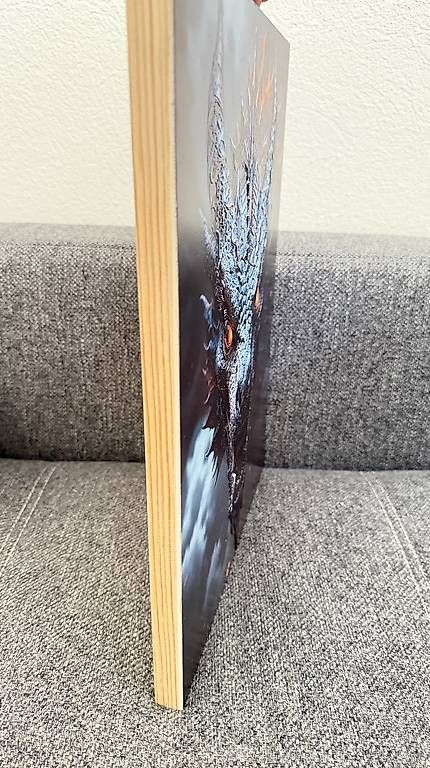 Posters & Illustrations: Drache 2.5D auf Holz – D'occasion à Aarburg par Shinichi88 2