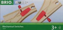 BRIO 33344 MECHANICAL SWITCHERS WOODEN RAILWAY TRACK SYSTEM