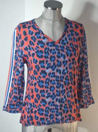 38 (36) SM RICH & ROYAL Bluse Shirt animalprint Eycatcher