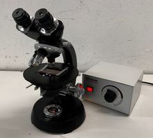 Zeiss/Winkel Binokularmikroskop 150757 mit Wild Heerbrugg PS