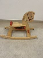 Schaukelpferd Holz naturrot guter Zustand