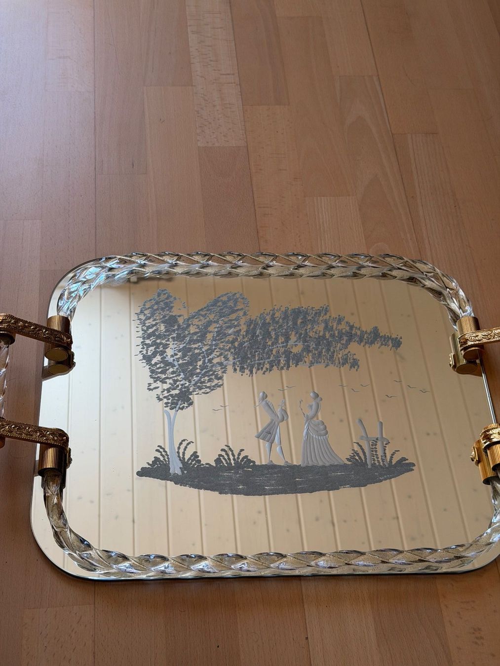 Murano Plateaux: Murano Spiegeltablett – D'occasion à Ebikon par Berku 1