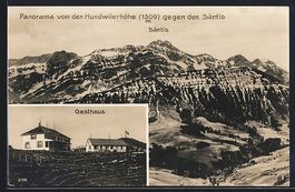 Hundwil, Hundwilerhöhe mit Gasthaus und