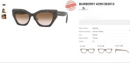 Neu! Original Burberry Sonnenbrille braun von Visilab