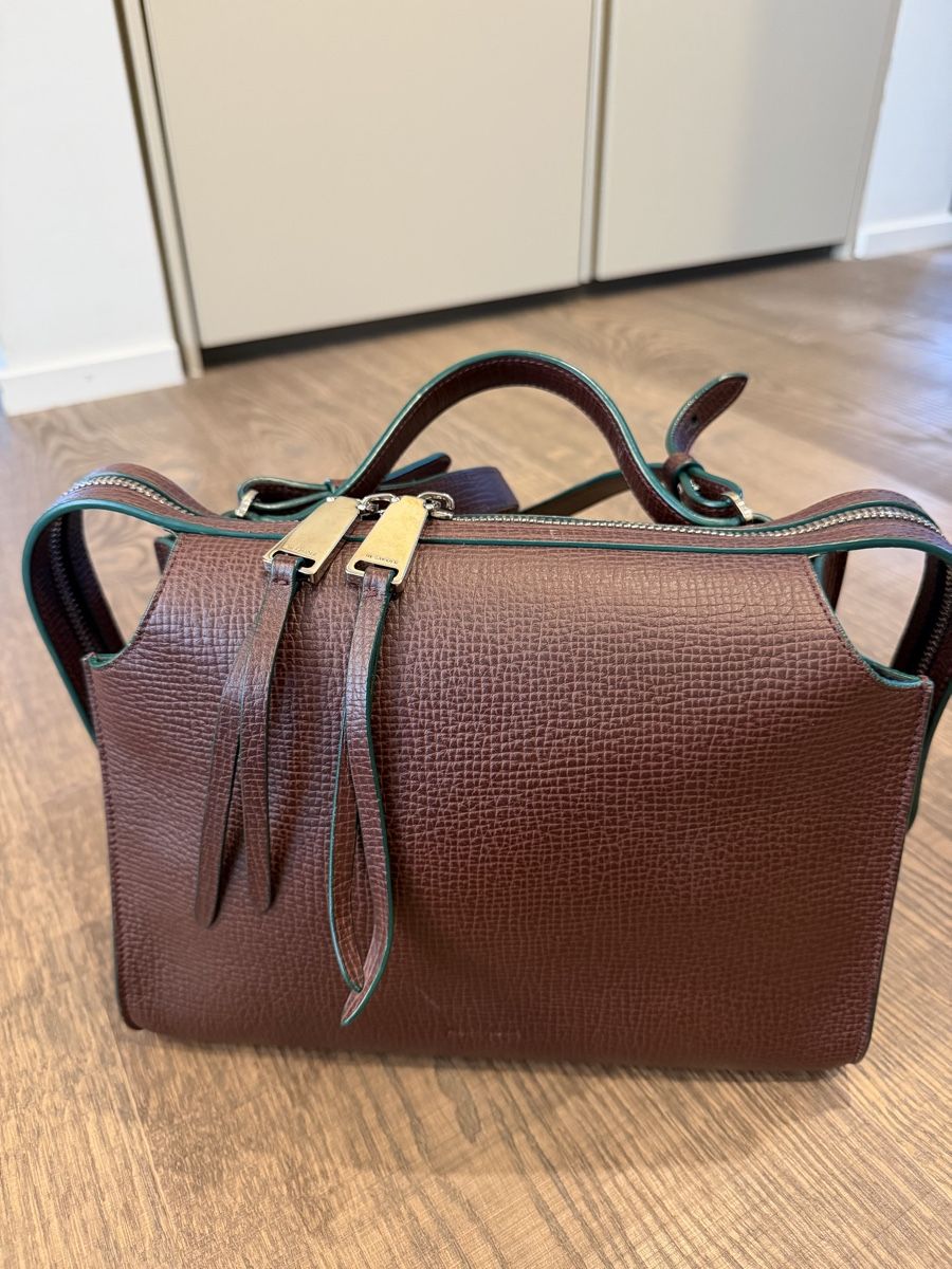 Jil Sander Borse da donna: Jil Sander brown leather handbag – Usato da Herrliberg venduto da Tubalp