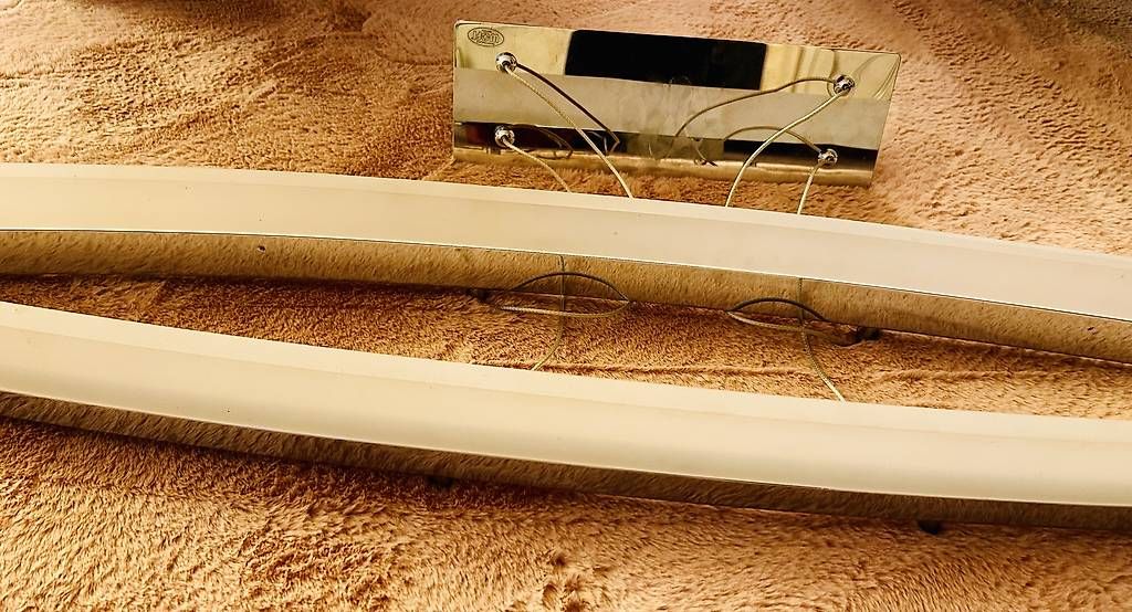 Lustres & lampes de plafonds: Design Hängeleuchte Chrom – D'occasion à Steinen par jul_w6xb