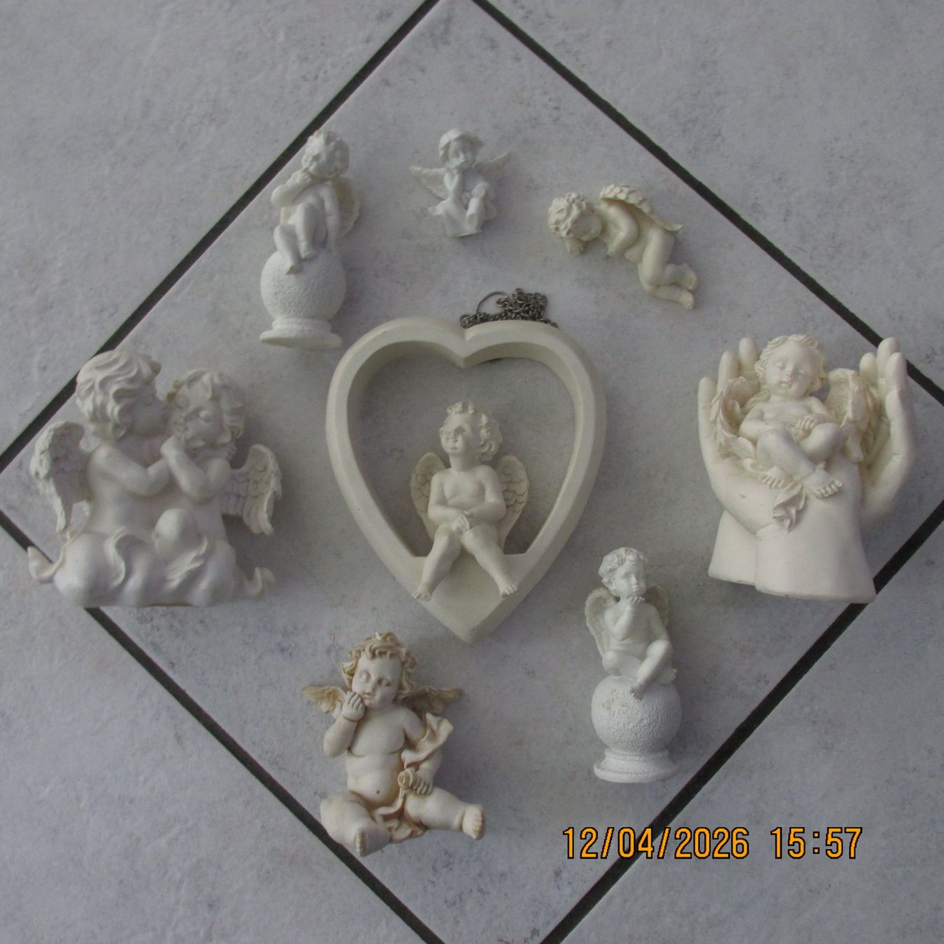Statuette: Engel-Figuren Set, 8-teilig – Usato da Galgenen venduto da Forflowers 2