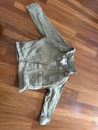 Veste en jean verte