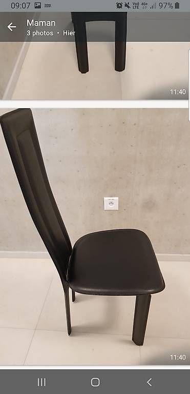 Chaises: Chaises en cuir – D'occasion à Soubey par jul_lsm9