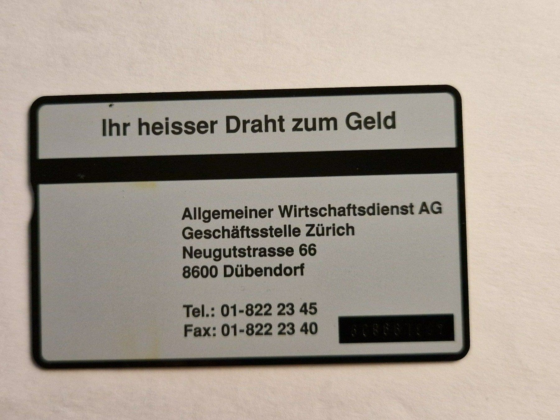 Schede telefoniche: AWD / 2.Aufl. / 150ex Dübendorf – Usato da Rain venduto da chesz 1