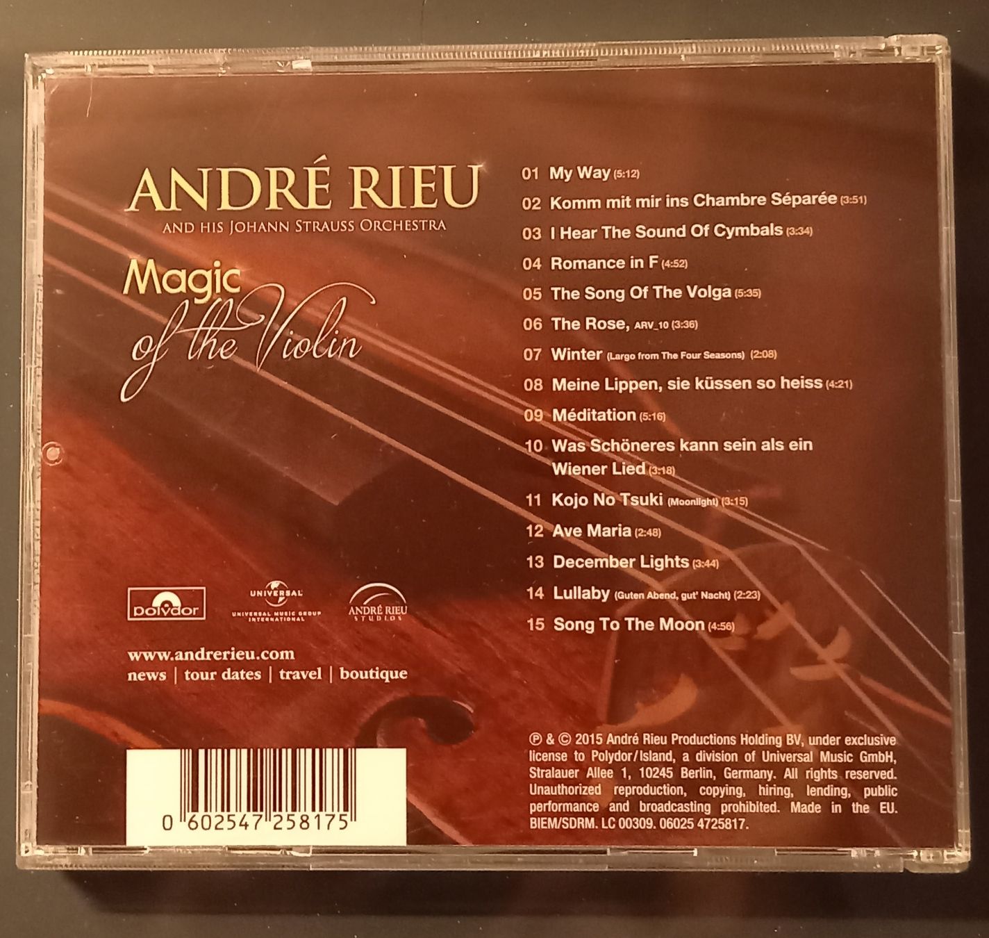 CDs: CD Andre Rieu Magic of the Violin – Neu (gemäss Beschreibung) aus Hünibach von rut_l6ht 2
