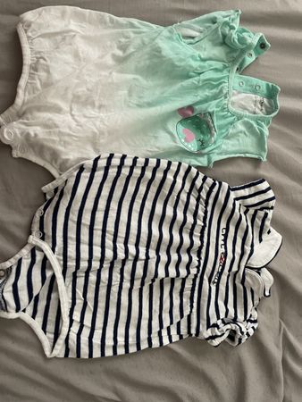 2 body estivi per neonata 3-6 mesi in ottimo stato!