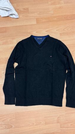 Tommy Hilfiger V-Neck Pullover für Herren, Gr. L, top Zus...