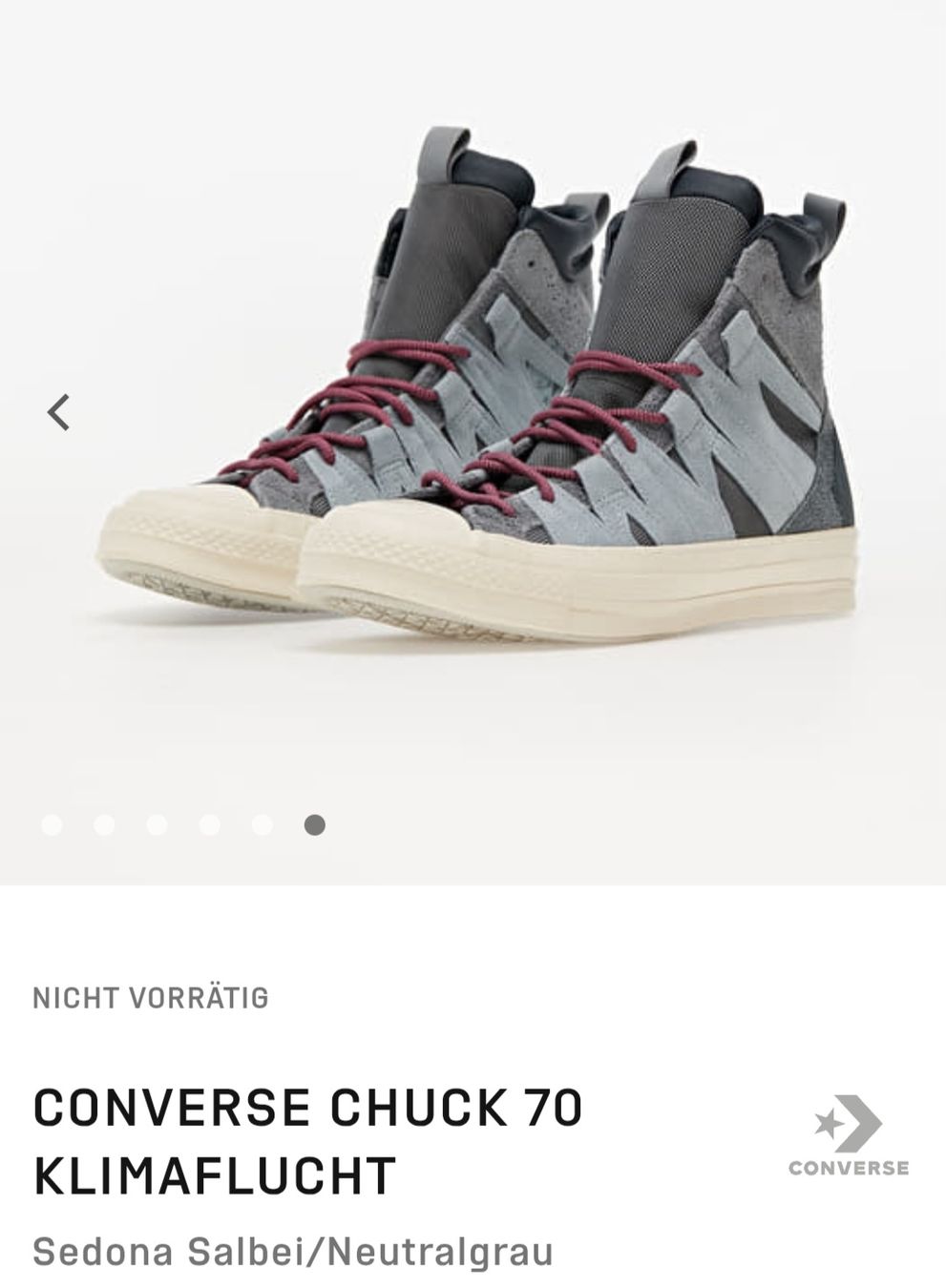 Converse Scarpe da uomo: Converse Chuck 70 Klimaflucht, Gr. 36.5 – Usato da Zürich venduto da stefanella 2