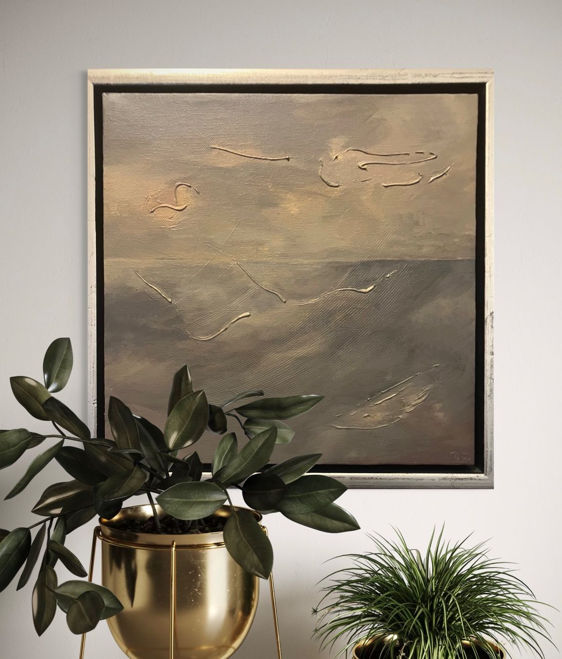 Dipinti: Acryl Bild mit Schattenrahmen – Usato da Bubikon venduto da nb_b8d9 3