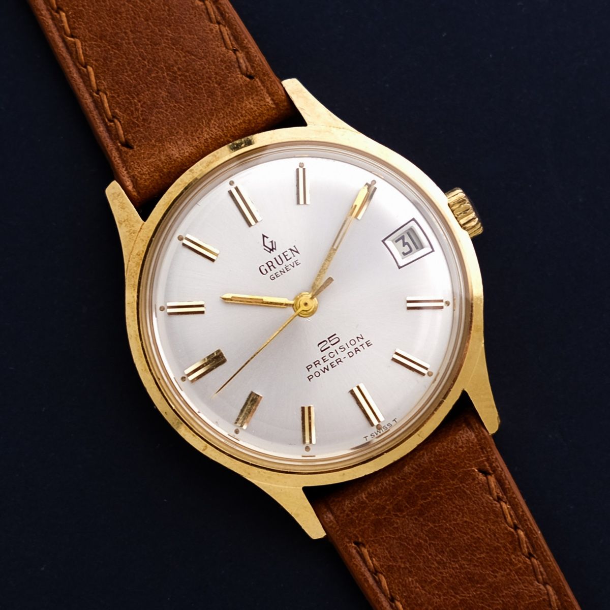Swiss Orologi: Gruen Precision Automatic 18k Gold  – Usato da St. Gallen venduto da Andrej99