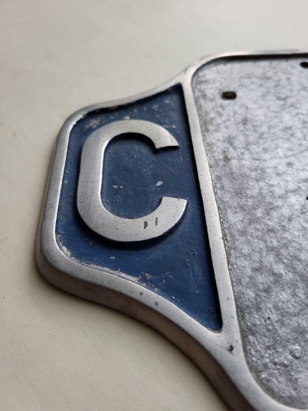 Sonstige: Vintage CH-Schild Metall Oldtimer Motorrad  – Gebraucht aus Cagiallo von giulioci89 2