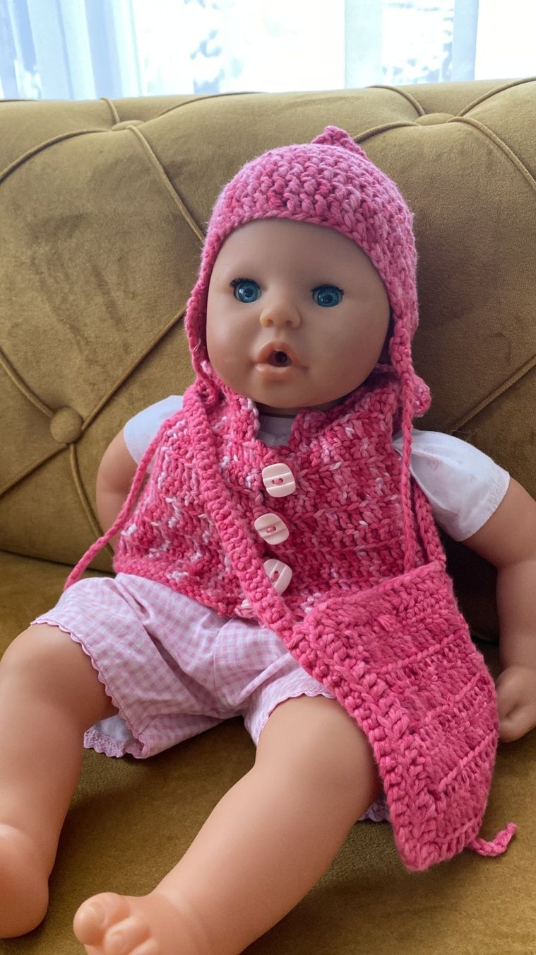 Bambole: Puppen Kleider gehäckelt/gestrickt – Usato da Dagmersellen venduto da sheli17 3