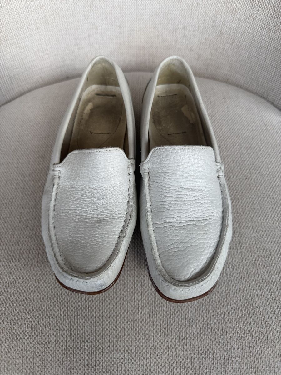 Scarpe da donna: Mokassins Leder Weiss Gr36 – Usato da Basel venduto da Ksjusha