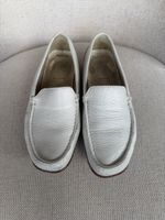 Mokassins Leder Weiss Gr36