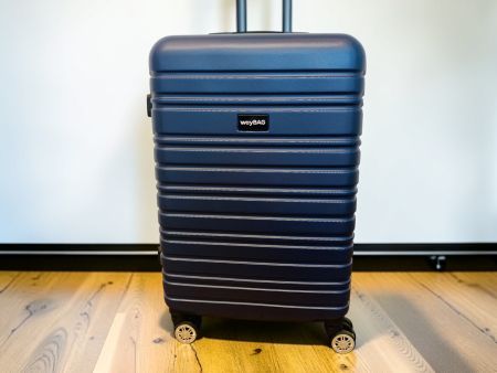 Reisekoffer Rollen abnehmbar L 66x26x42cm BLAU NEU