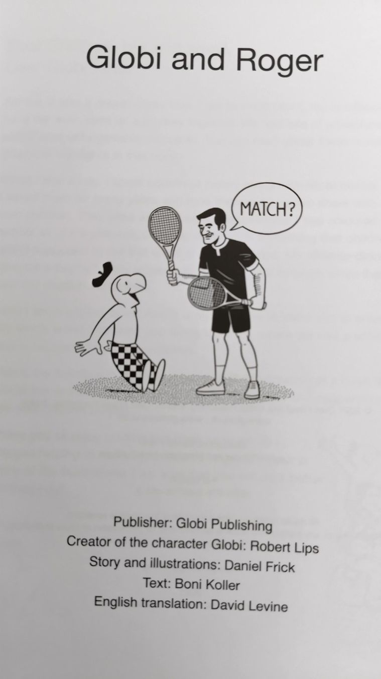 Libri: Globi Buch englisch / Globi and Roger Federer / Neu – Nuovo (secondo la descrizione) da Bellach venduto da JingleJerry 2