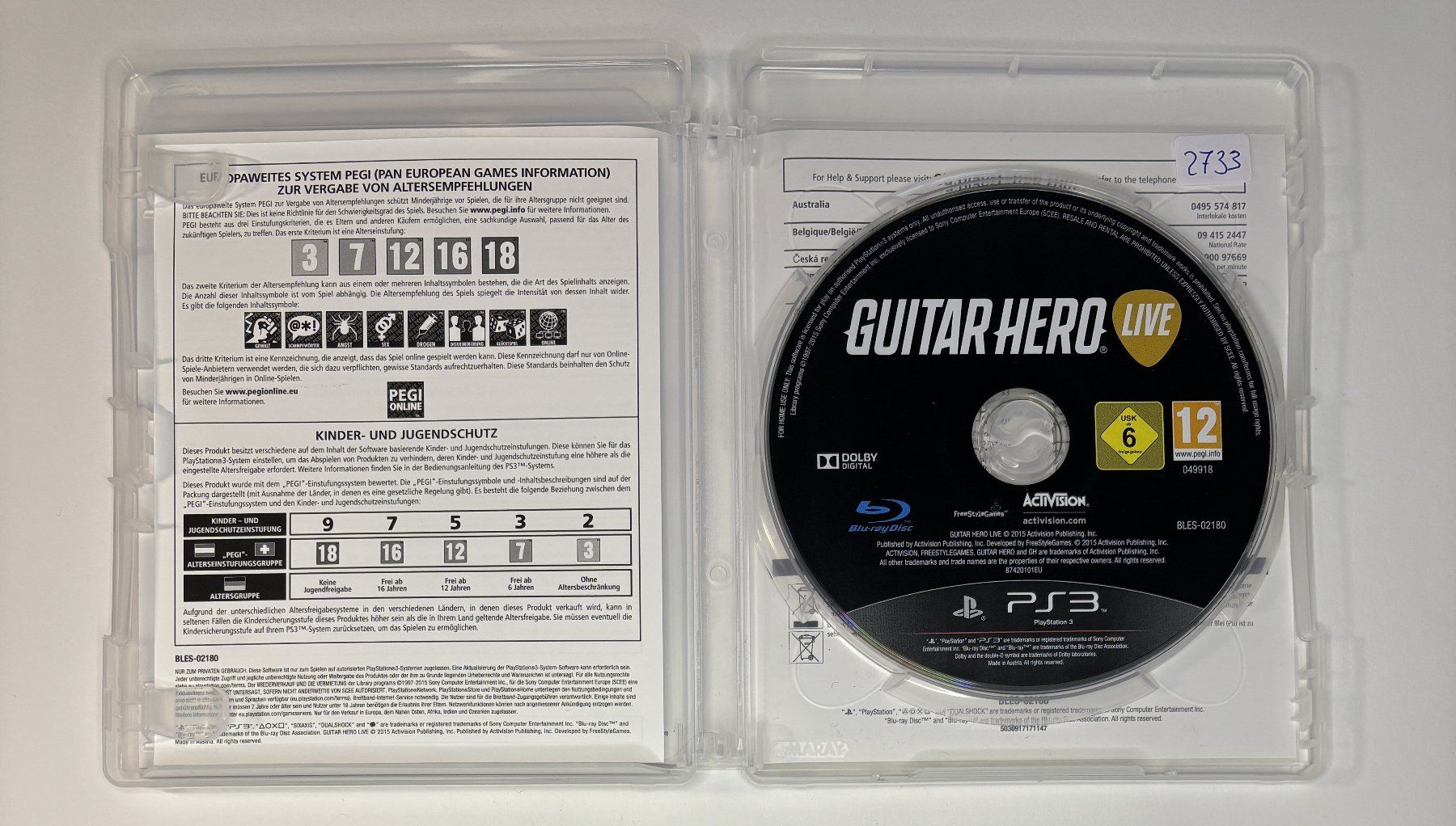 Giochi: PS3 - Guitar Hero Live – Usato da Allschwil venduto da Bullach 1