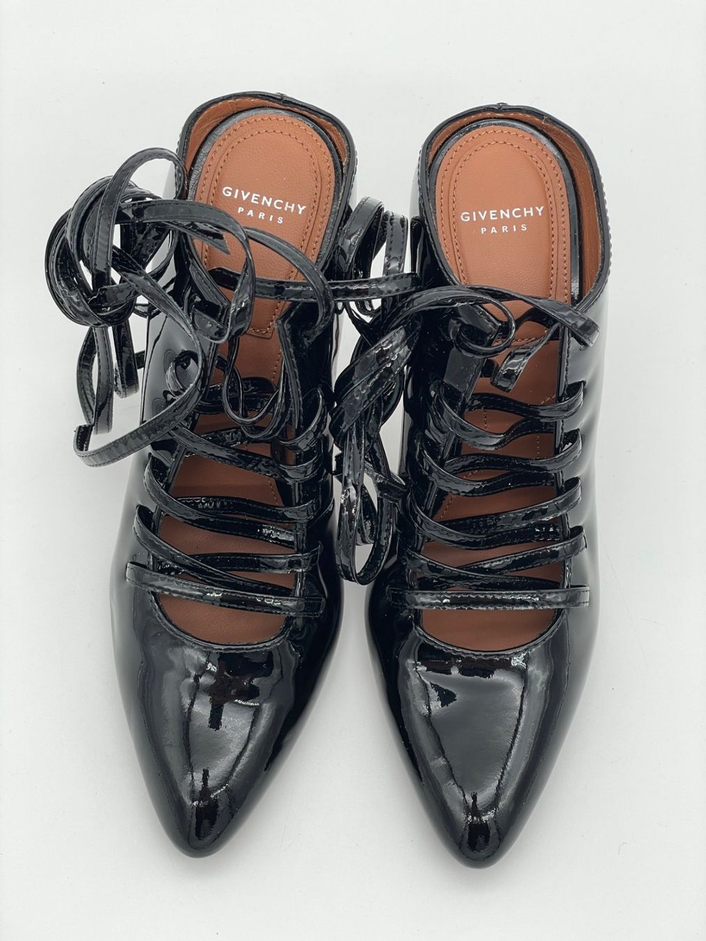 Givenchy Damenschuhe: Givenchy Lace-up Patent Mule Pump EU 36 Schwarz – Gebraucht aus Zürich von shoe_shop 6