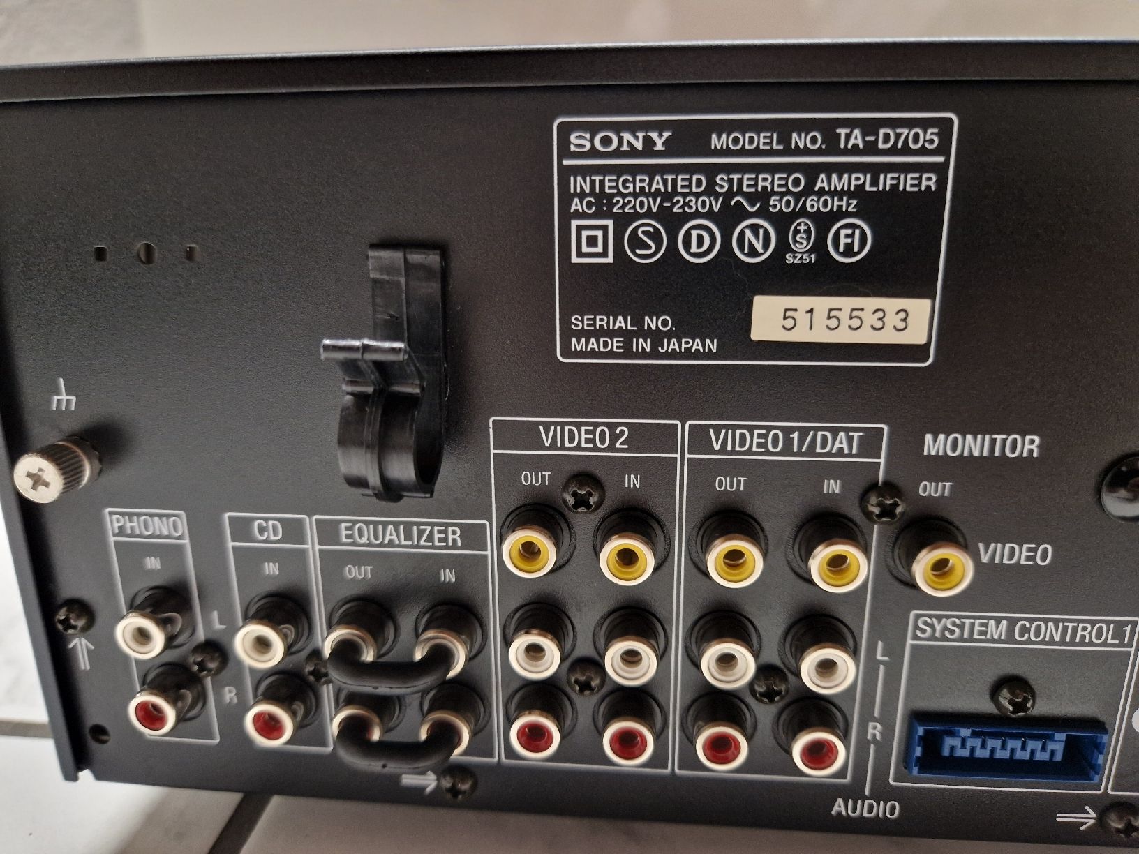 Sony Amplificatori: Sony TA-D705 – Usato da Arbon venduto da Mayak_Sound 6
