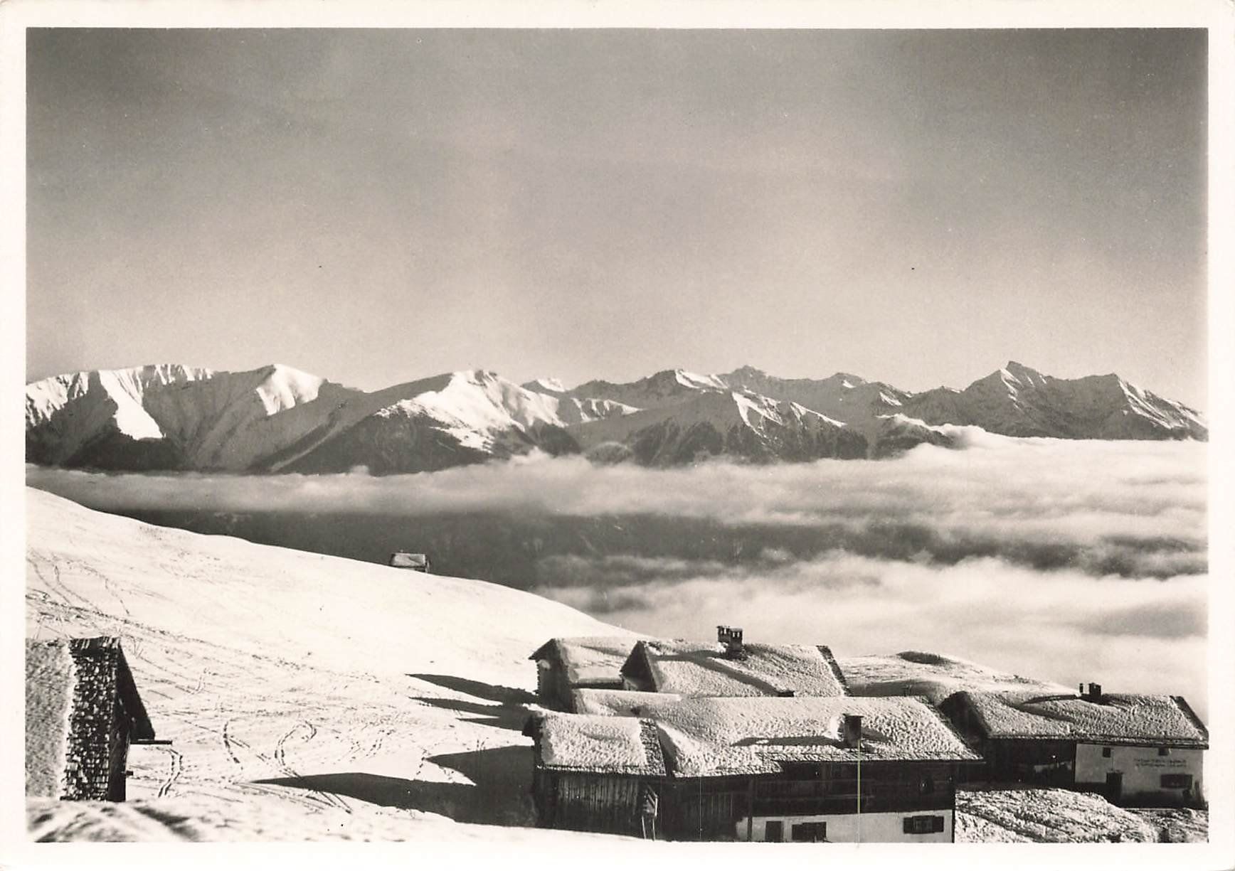 Cartoline postali: Tschappina Winterlandschaft – Usato da Schwyz venduto da Seffi56