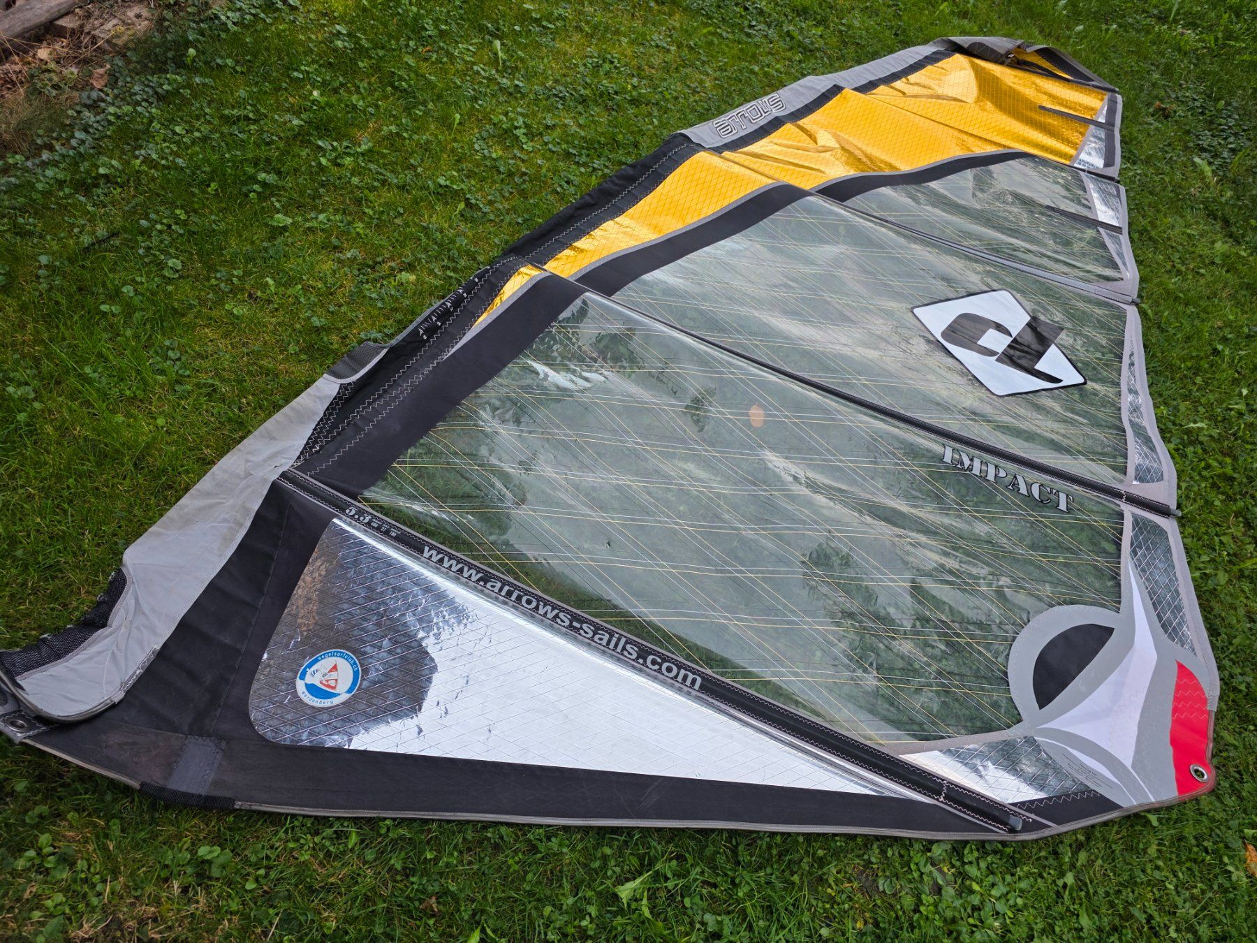 Surf: Windsurf-Komplettrigg Arrows Impact 5,3 – Usato da Buchs SG venduto da swisssurfer007 1