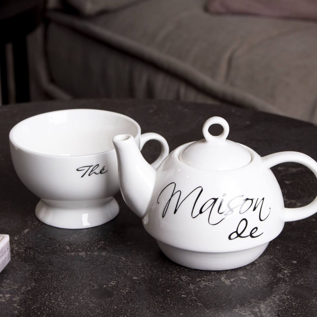 Riviera Maison Teiere: Rivièra Maison 1 Stück Tea for one – Nuovo (secondo la descrizione) da Schaan venduto da mugerle 2