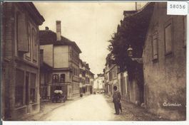 Colombier - rue Haute - animee