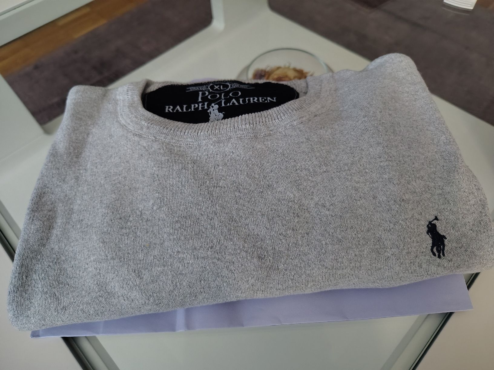 Ralph Lauren Maglioni & Felpe: Pullover Polo Ralph Lauren grau Grösse XL  – Nuovo e nell'imballaggio originale da Stäfa venduto da krp54