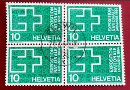 4 er Block Nr.402 mit Stempel    