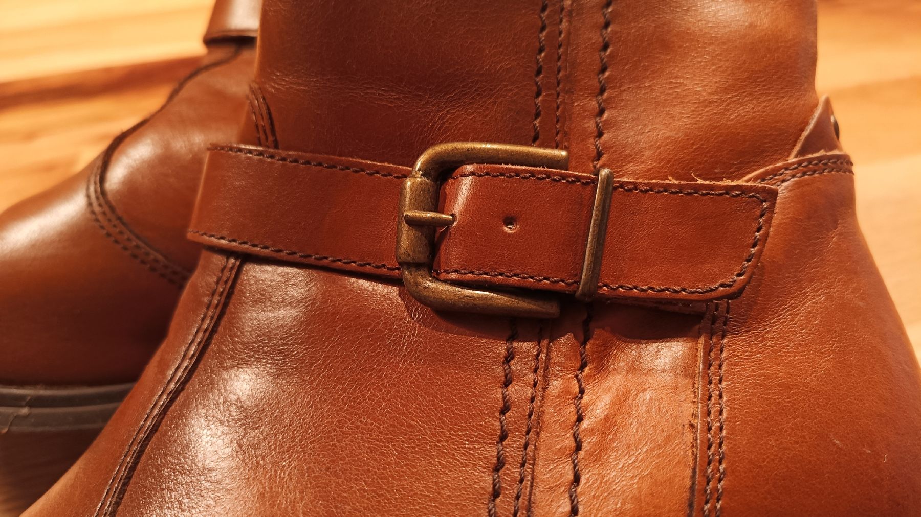 Damenschuhe: Leder Stiefel 38 braun – Gebraucht aus Villmergen von  4