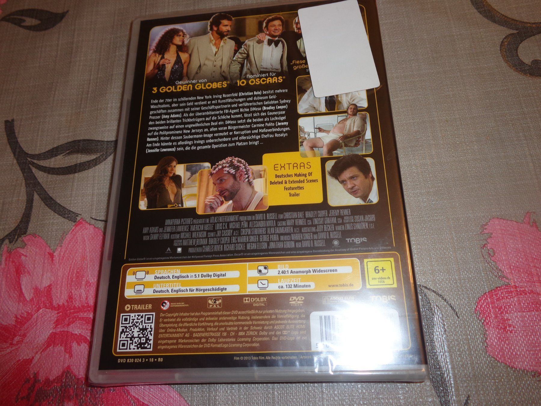 Tutti i DVDs: American Hustle DVD NEUWARE – Nuovo e nell'imballaggio originale da Olten venduto da Disc-Verkauf 1